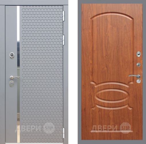 Входная металлическая Дверь Рекс (REX) 24 FL-128 Морёная берёза в Можайске