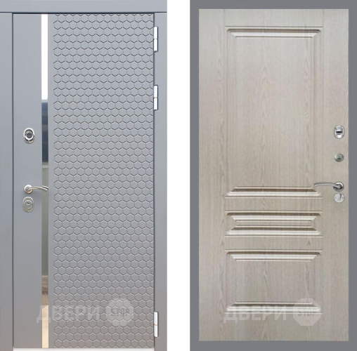 Входная металлическая Дверь Рекс (REX) 24 FL-243 Беленый дуб в Можайске