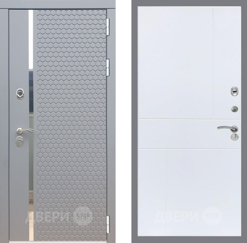 Входная металлическая Дверь Рекс (REX) 24 FL-290 Силк Сноу в Можайске