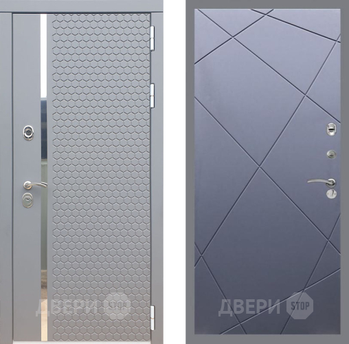 Входная металлическая Дверь Рекс (REX) 24 FL-291 Силк титан в Можайске
