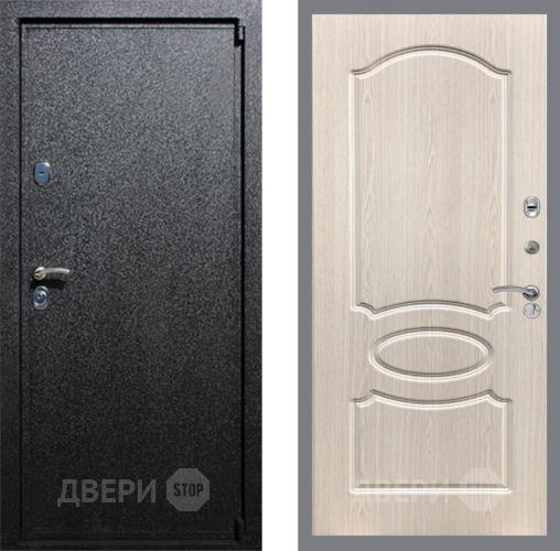 Входная металлическая Дверь Рекс (REX) 3 FL-128 Беленый дуб в Можайске