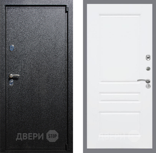 Входная металлическая Дверь Рекс (REX) 3 FL-243 Силк Сноу в Можайске