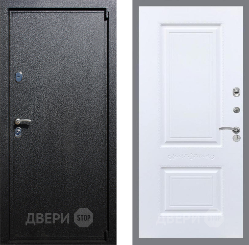 Входная металлическая Дверь Рекс (REX) 3 Смальта Силк Сноу в Можайске