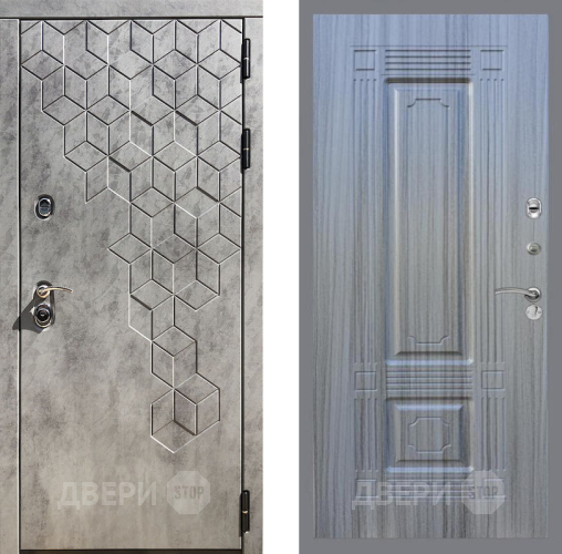 Входная металлическая Дверь Рекс (REX) 23 FL-2 Сандал грей в Можайске