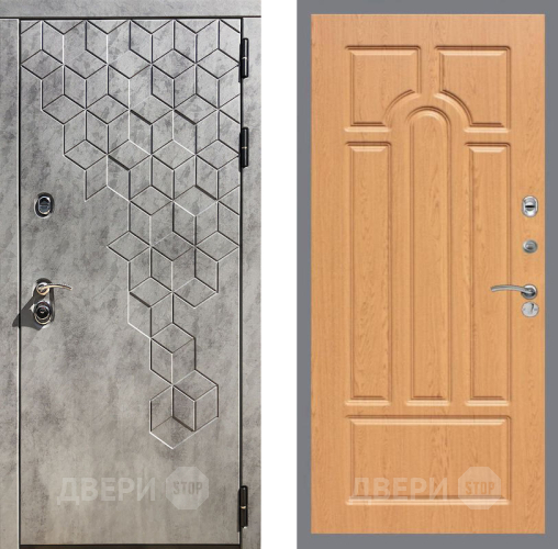 Входная металлическая Дверь Рекс (REX) 23 FL-58 Дуб в Можайске