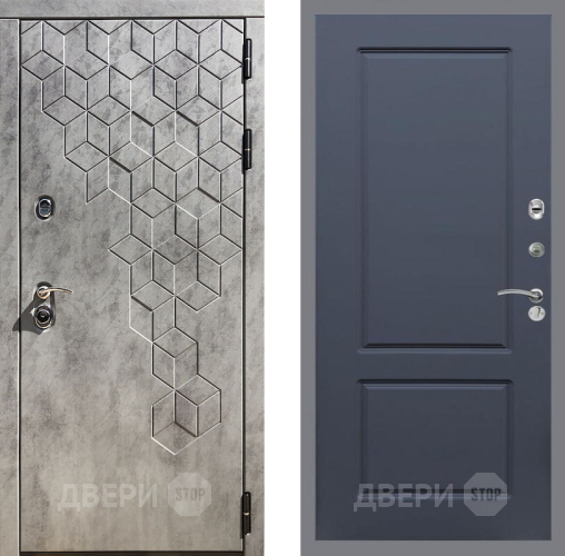 Входная металлическая Дверь Рекс (REX) 23 FL-117 Силк титан в Можайске