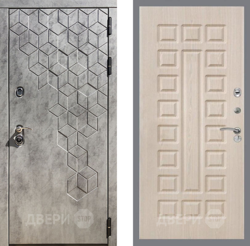 Входная металлическая Дверь Рекс (REX) 23 FL-183 Беленый дуб в Можайске