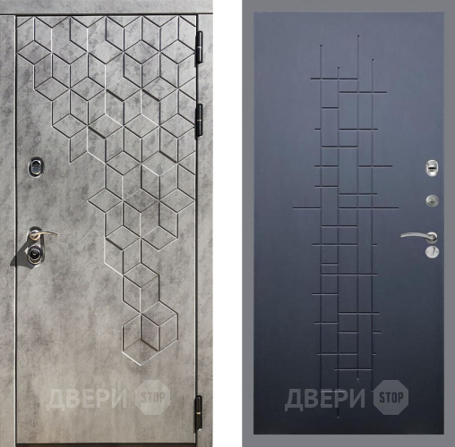 Входная металлическая Дверь Рекс (REX) 23 FL-289 Ясень черный в Можайске