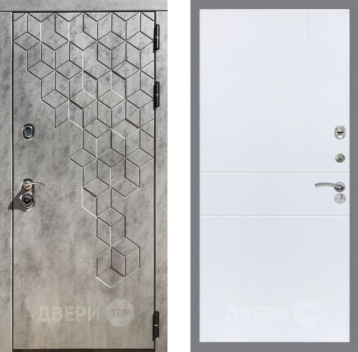 Входная металлическая Дверь Рекс (REX) 23 FL-290 Силк Сноу в Можайске