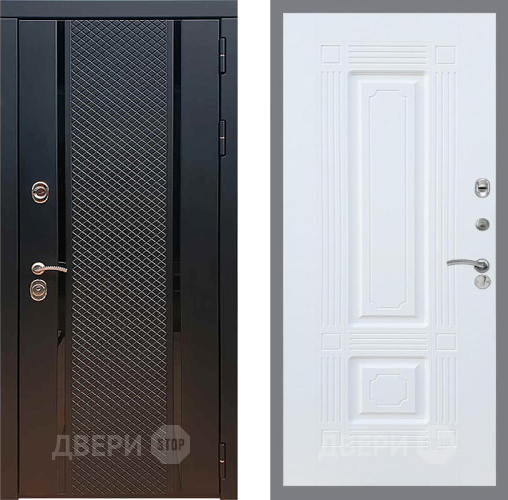 Входная металлическая Дверь Рекс (REX) 25 FL-2 Силк Сноу в Можайске