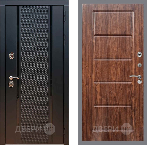 Входная металлическая Дверь Рекс (REX) 25 FL-39 орех тисненый в Можайске