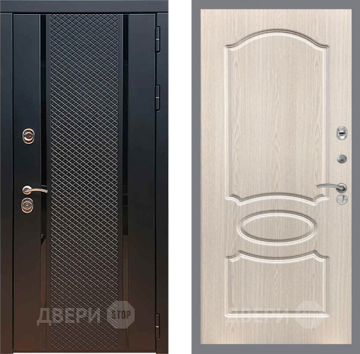 Входная металлическая Дверь Рекс (REX) 25 FL-128 Беленый дуб в Можайске