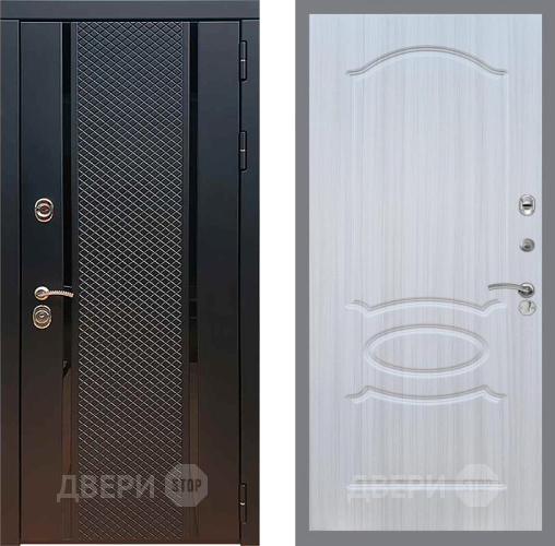 Входная металлическая Дверь Рекс (REX) 25 FL-128 Сандал белый в Можайске