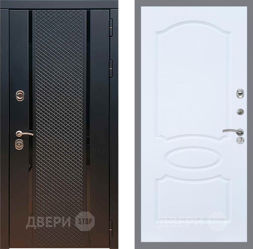 Входная металлическая Дверь Рекс (REX) 25 FL-128 Силк Сноу в Можайске