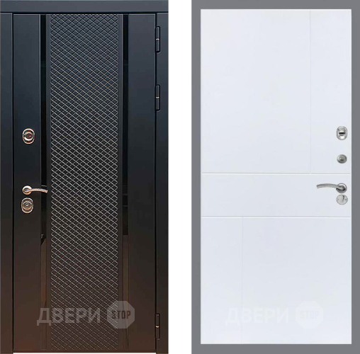 Входная металлическая Дверь Рекс (REX) 25 FL-290 Силк Сноу в Можайске