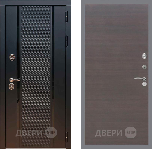 Входная металлическая Дверь Рекс (REX) 25 GL венге поперечный в Можайске