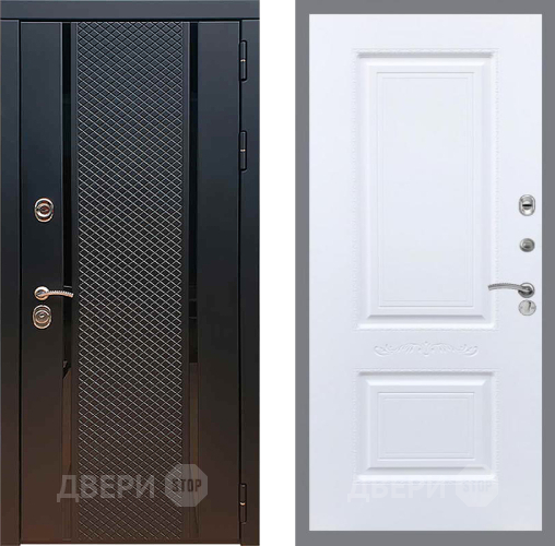 Входная металлическая Дверь Рекс (REX) 25 Смальта Силк Сноу в Можайске