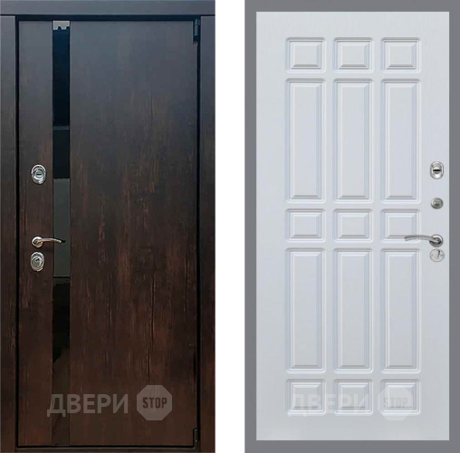 Входная металлическая Дверь Рекс (REX) 26 FL-33 Белый ясень в Можайске