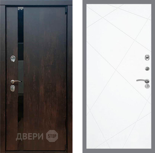Входная металлическая Дверь Рекс (REX) 26 FL-291 Силк Сноу в Можайске