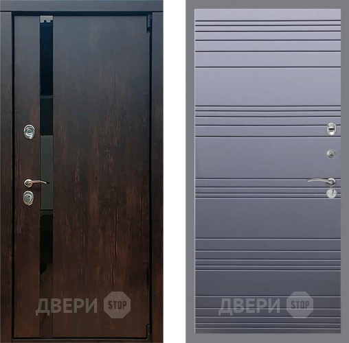 Входная металлическая Дверь Рекс (REX) 26 Line Силк титан в Можайске