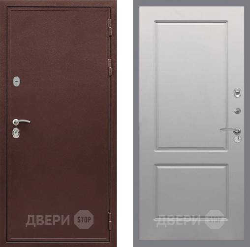 Дверь Рекс (REX) 5 металл 3 мм FL-117 Грей софт в Можайске