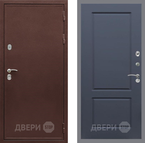 Дверь Рекс (REX) 5 металл 3 мм FL-117 Силк титан в Можайске