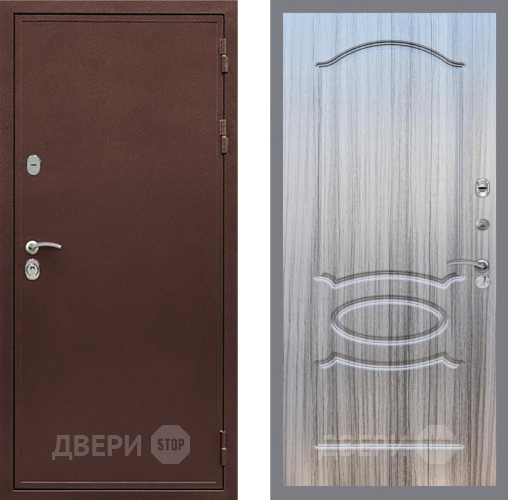 Дверь Рекс (REX) 5 металл 3 мм FL-128 Сандал грей в Можайске