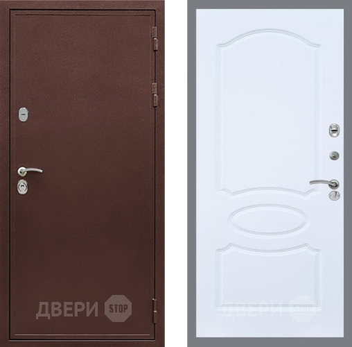 Дверь Рекс (REX) 5 металл 3 мм FL-128 Силк Сноу в Можайске
