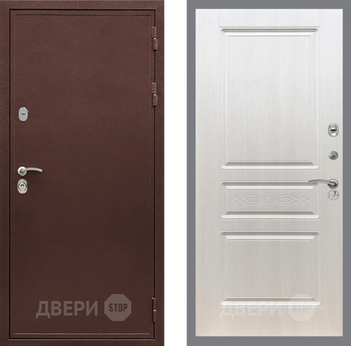 Входная металлическая Дверь Рекс (REX) 5 металл 3 мм FL-243 Лиственница беж в Можайске