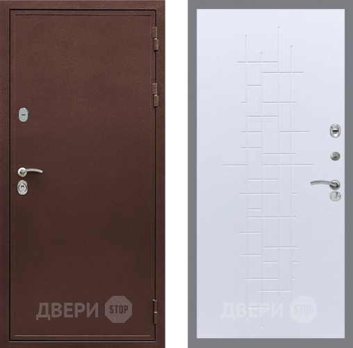 Входная металлическая Дверь Рекс (REX) 5 металл 3 мм FL-289 Белый ясень в Можайске