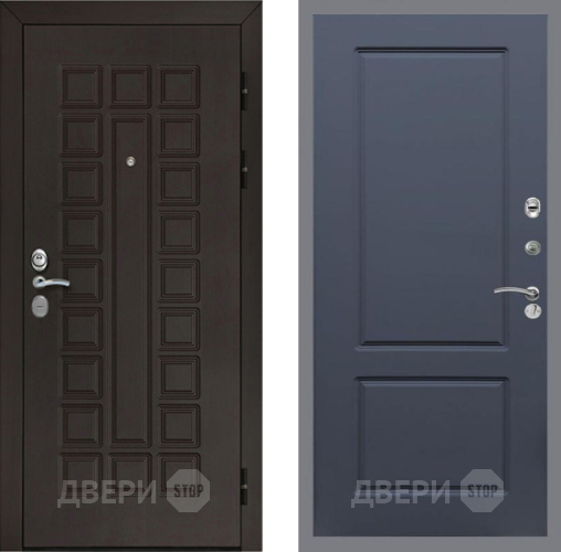 Входная металлическая Дверь Рекс (REX) Сенатор Cisa FL-117 Силк титан в Можайске