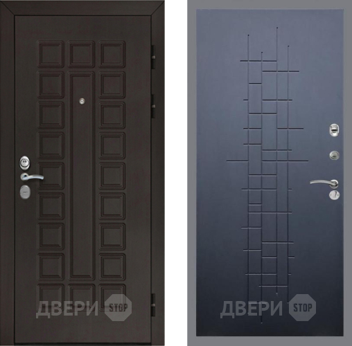 Входная металлическая Дверь Рекс (REX) Сенатор Cisa FL-289 Ясень черный в Можайске