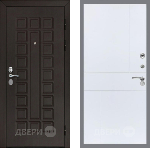 Входная металлическая Дверь Рекс (REX) Сенатор Cisa FL-290 Силк Сноу в Можайске