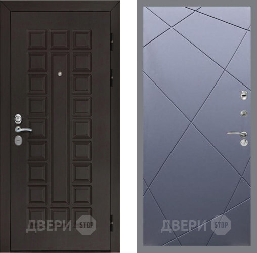 Входная металлическая Дверь Рекс (REX) Сенатор Cisa FL-291 Силк титан в Можайске