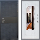 Входная металлическая Дверь Стоп БЛЭК CISA ЗкркалоФЛ-147 Ясень белый в Можайске