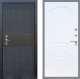 Входная металлическая Дверь Стоп БЛЭК CISA ФЛ-128 Белый ясень в Можайске