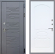 Входная металлическая Дверь Стоп СКАНДИ ФЛ-128 Белый ясень в Можайске