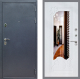 Входная металлическая Дверь Стоп СИЛЬВЕР ЗкркалоФЛ-147 Ясень белый в Можайске