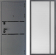 Входная металлическая Дверь Дверной континент Диамант Дизайн ФЛ-757 Черное Стекло Софт милк в Можайске