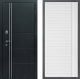 Входная металлическая Дверь Дверной континент Теплолюкс Дизайн ФЛ-757 Белое Стекло Софт милк в Можайске