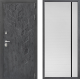 Входная металлическая Дверь Дверной континент ДК-3/713 ФЛ-757 Черное Стекло Софт милк в Можайске