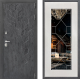 Входная металлическая Дверь Дверной континент ДК-3/713 ФЛ-Тиффани Зеркало Белое дерево в Можайске