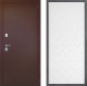 Входная металлическая Дверь Дверной континент Рубикон Медь Дизайн ФЛ-Тиффани Белый софт в Можайске