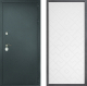 Входная металлическая Дверь Дверной континент Рубикон Серебро Дизайн ФЛ-Тиффани Белый софт в Можайске