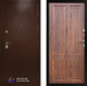 Входная металлическая Дверь Престиж Медь Премиум Орех светлый в Можайске