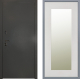 Дверь Заводские двери Эталон 3к антик серебро Зеркало Модерн Белый софт в Можайске