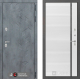 Входная металлическая Дверь Лабиринт (LABIRINT) Бетон 22 Белый софт в Можайске