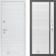 Входная металлическая Дверь Лабиринт (LABIRINT) Трендо 22 Белый софт в Можайске