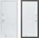 Входная металлическая Дверь Лабиринт (LABIRINT) Трендо 23 Белый софт в Можайске