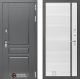 Входная металлическая Дверь Лабиринт (LABIRINT) Платинум 22 Белый софт в Можайске
